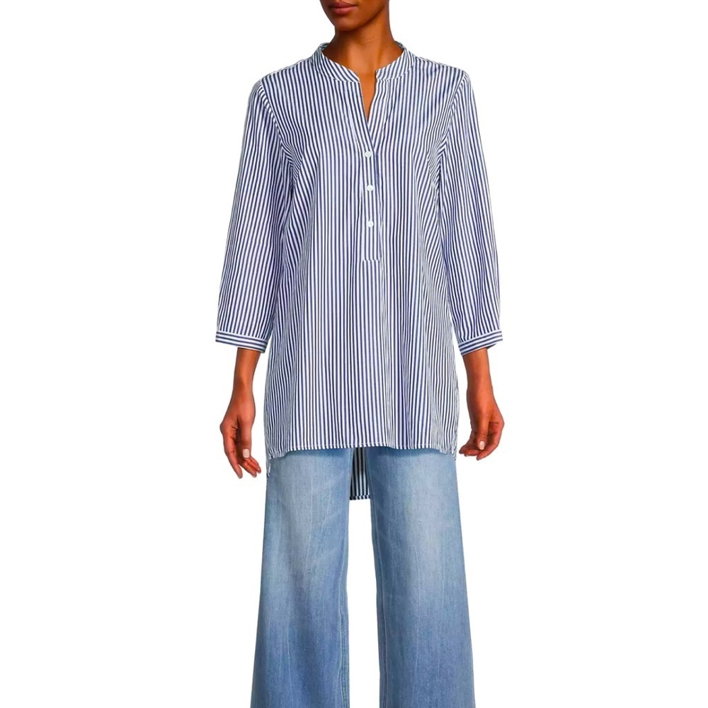 Harshman Derrington Striped Cotton Tunic size XS